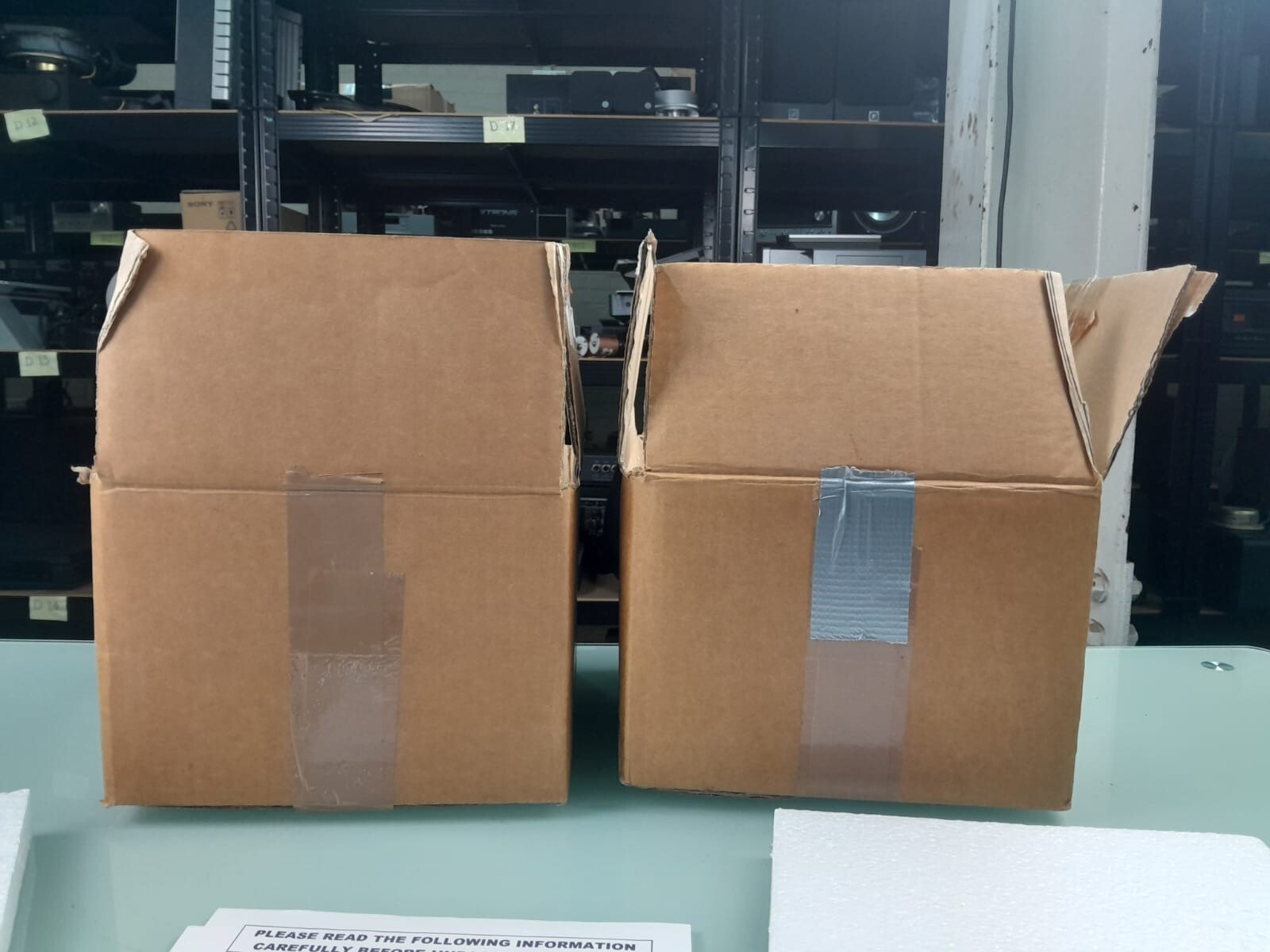 ORIGINAL LOWTHER PM6A AND DX2 EMPTY BOXES