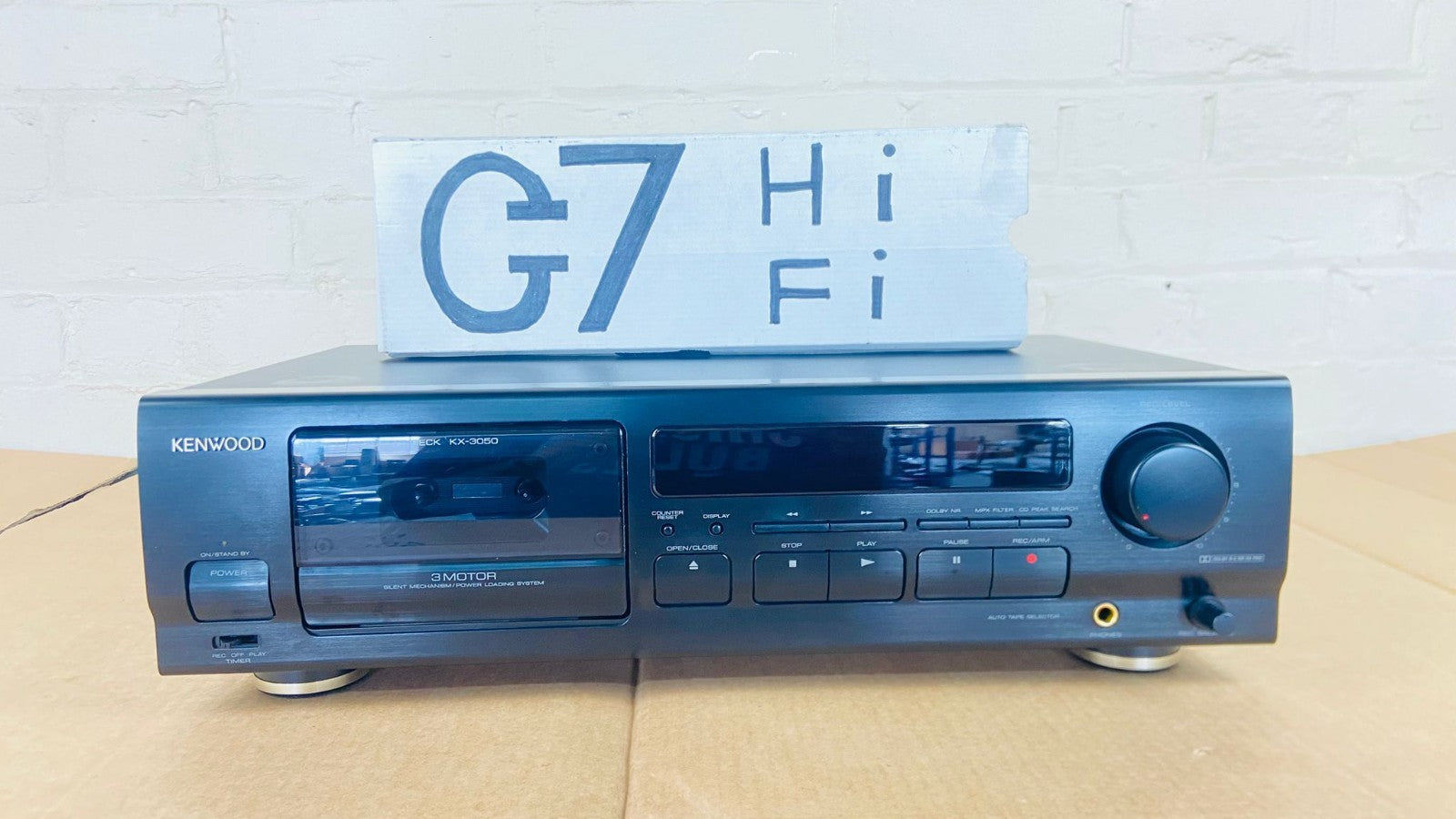 SERVICED KENWOOD KX 3050 STEREO CASSETTE DECK