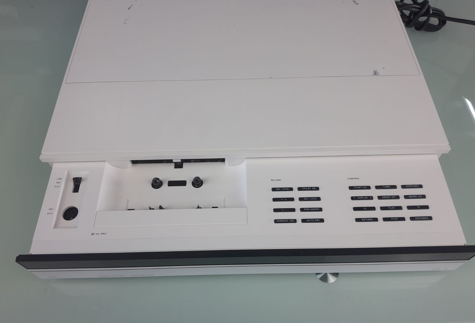 BANG & OLUFSEN B&O BEOCORD 5500 CASSETTE TAPE DECK PLAYER WHITE