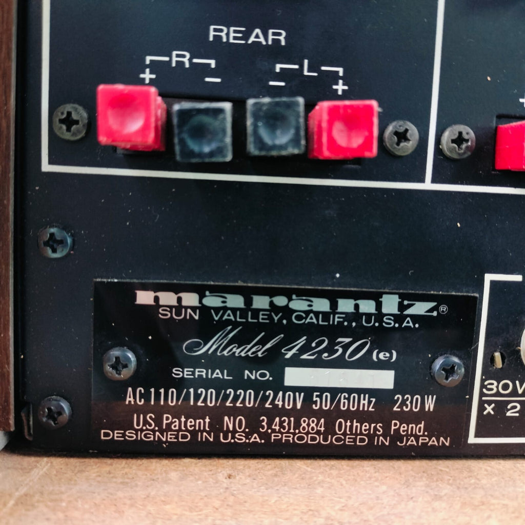 MARANTZ 4230 STEREO 2 + QUADRADIAL 4 RECEIVER