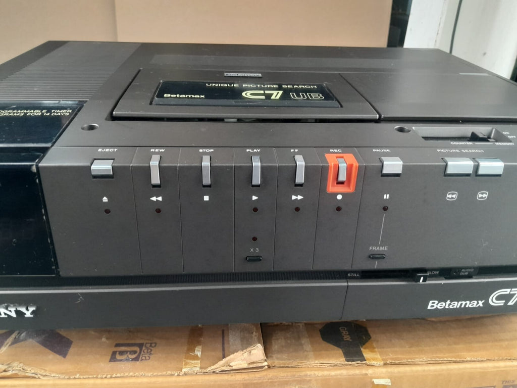 SONY SL C7UB BETAMAX VIDEO CASSETTE RECORDER