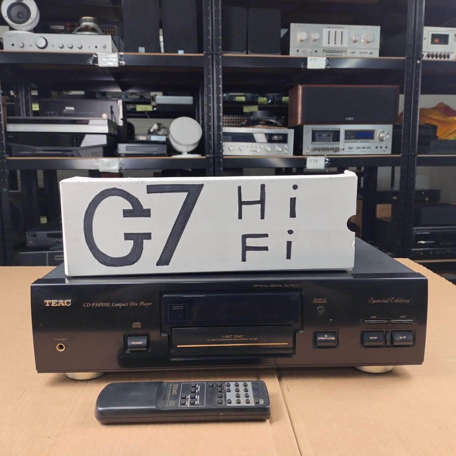 TEAC CD P3450SE CD PLAYER WITH REMOTE