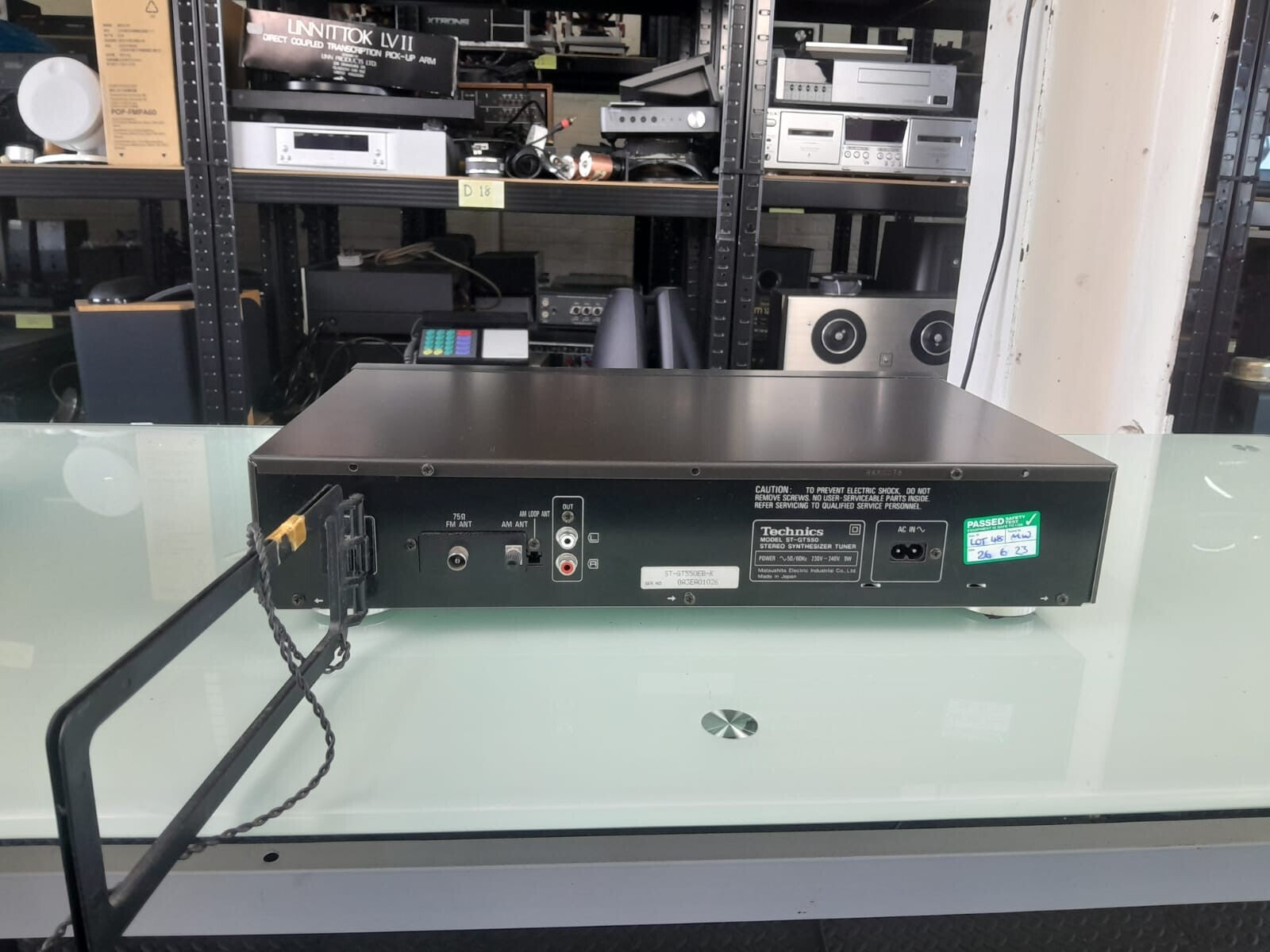 TECHNICS ST GT550 STEREO SYNTHESIZER TUNER