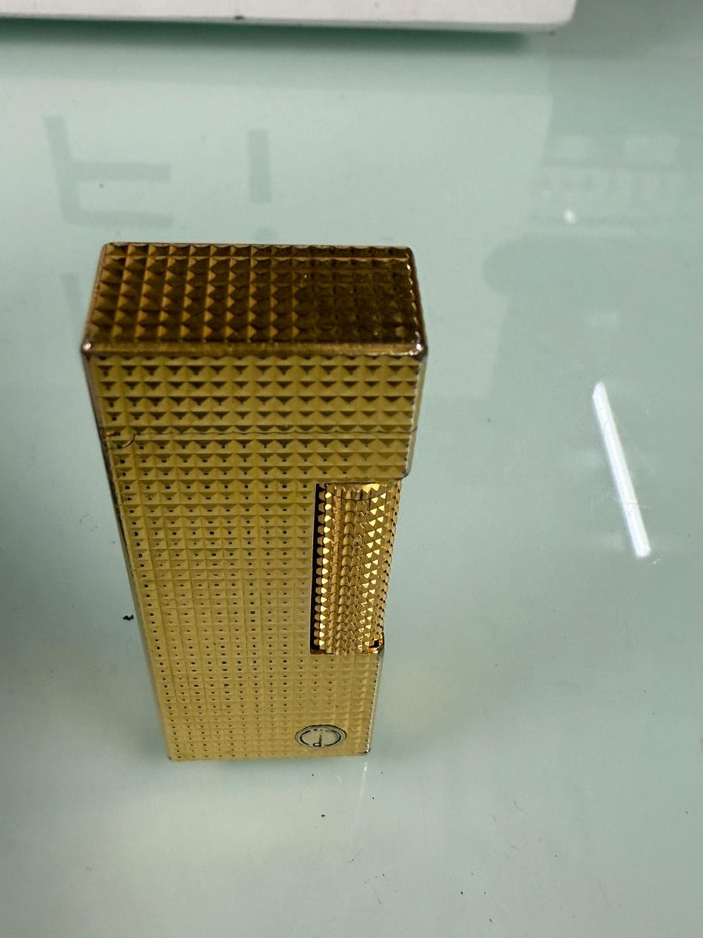 DUNHILL ROLLAGAS TONE POCKET LIGHTER GOLD