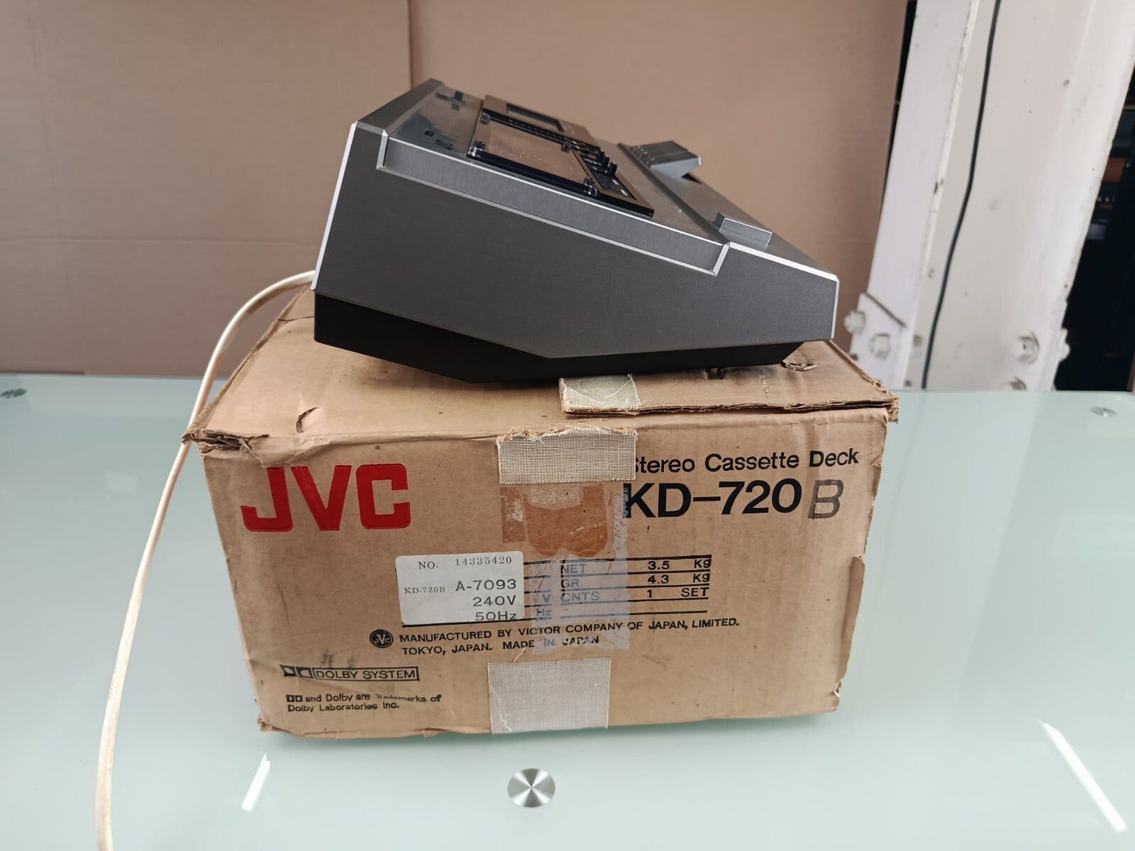 JVC KD 720 STEREO CASSETTE DECK