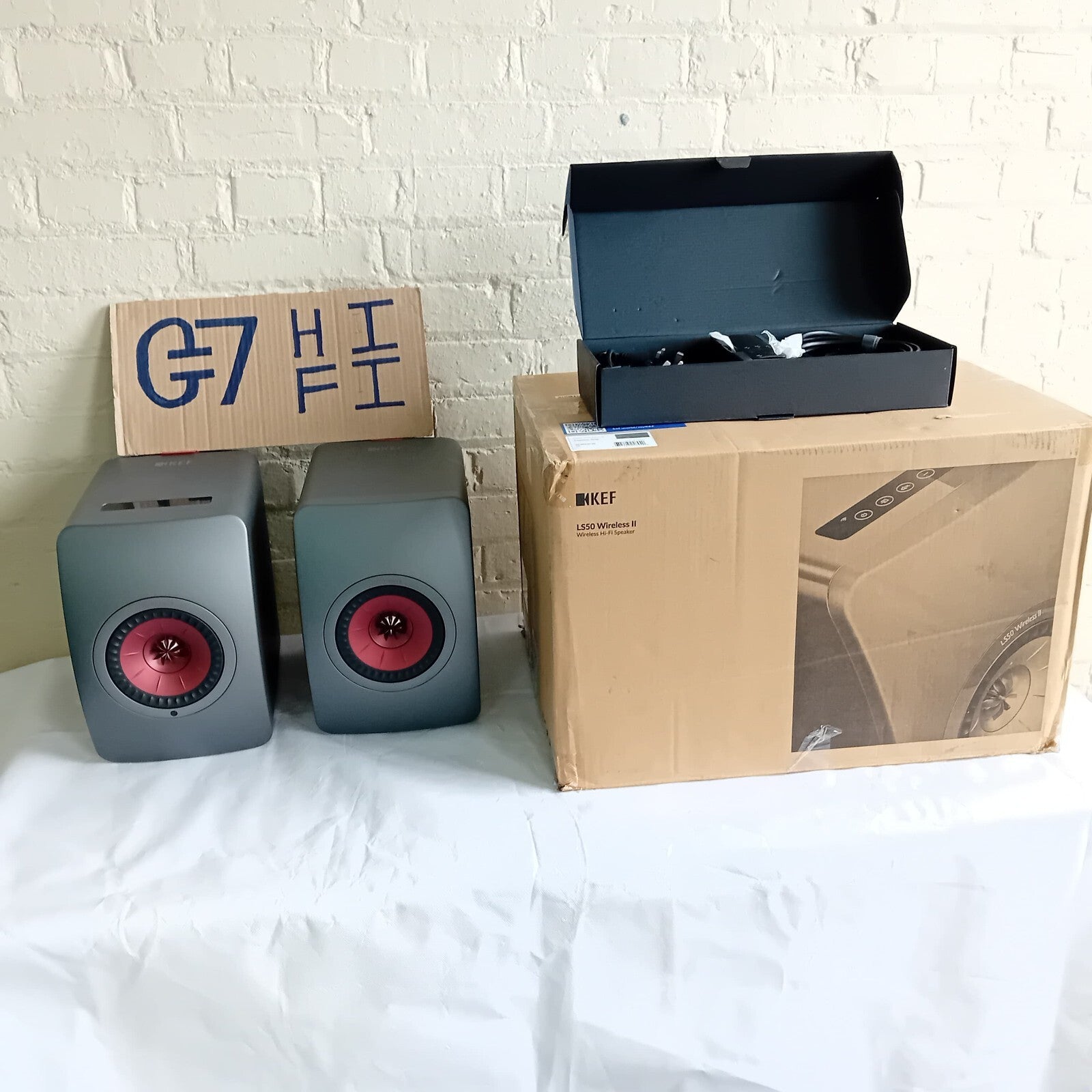 KEF LS50 WIRELESS II TITANIUM GREY SPEAKERS