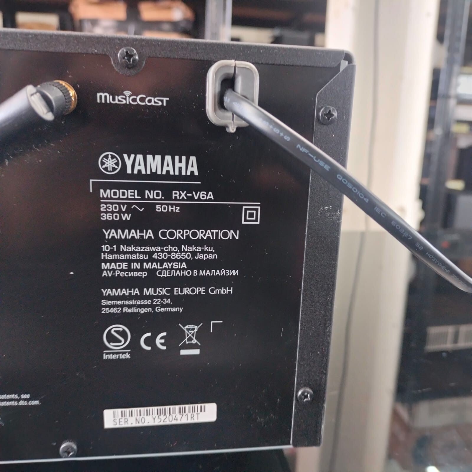 Yamaha RX-V6A AV Receiver With Remote