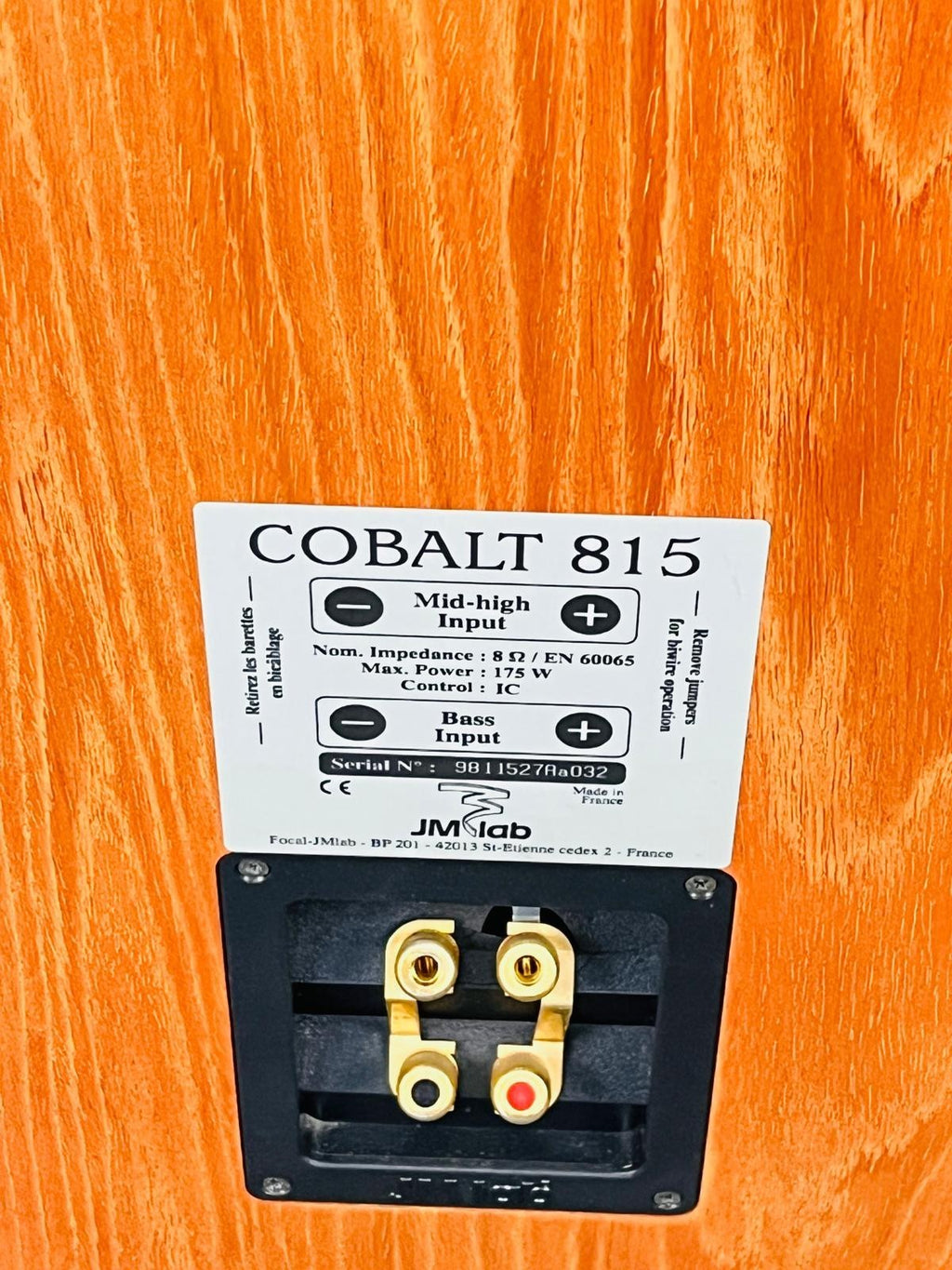 JM LAB FOCAL COBALT 815 EMPTY SPEAKER BOXES ONLY