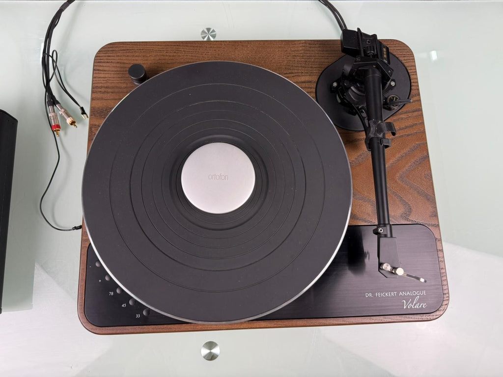 DR FEICKERT VOLARE TURNTABLE WITH ORACLE SME 345 TONEARM & POWER SUPPLY
