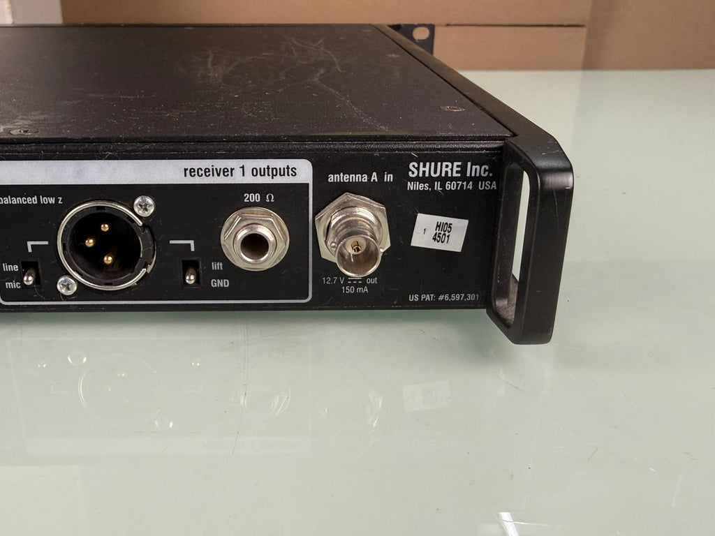 Shure UR4D J5E Dual Channel Wireless Receiver 578-638 MHz #002