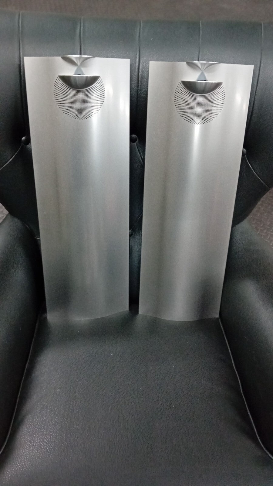 BANG & OLUFSEN B&O BEOLAB 12.2 TITANIUM SPEAKERS WITH WALL BRACKETS