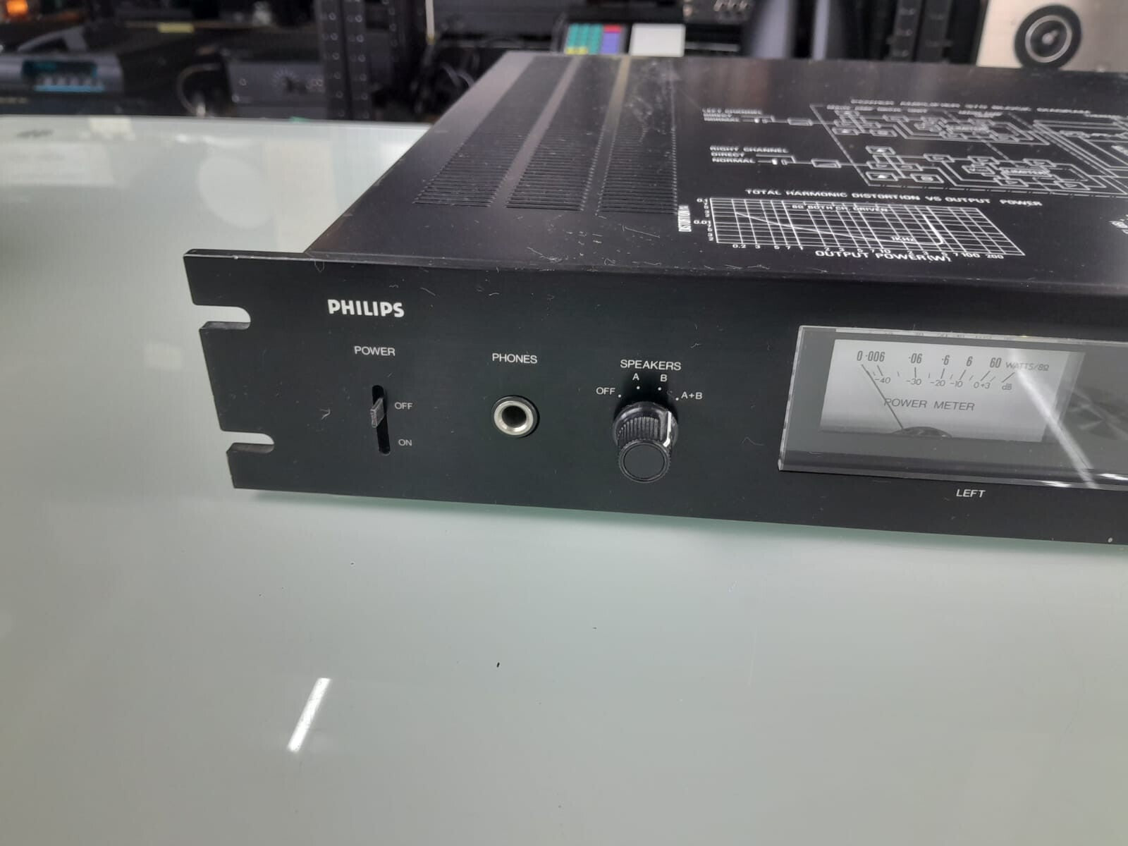 PHILIPS 370 DC POWER AMPLIFIER 22AH370 BLACK TULIP