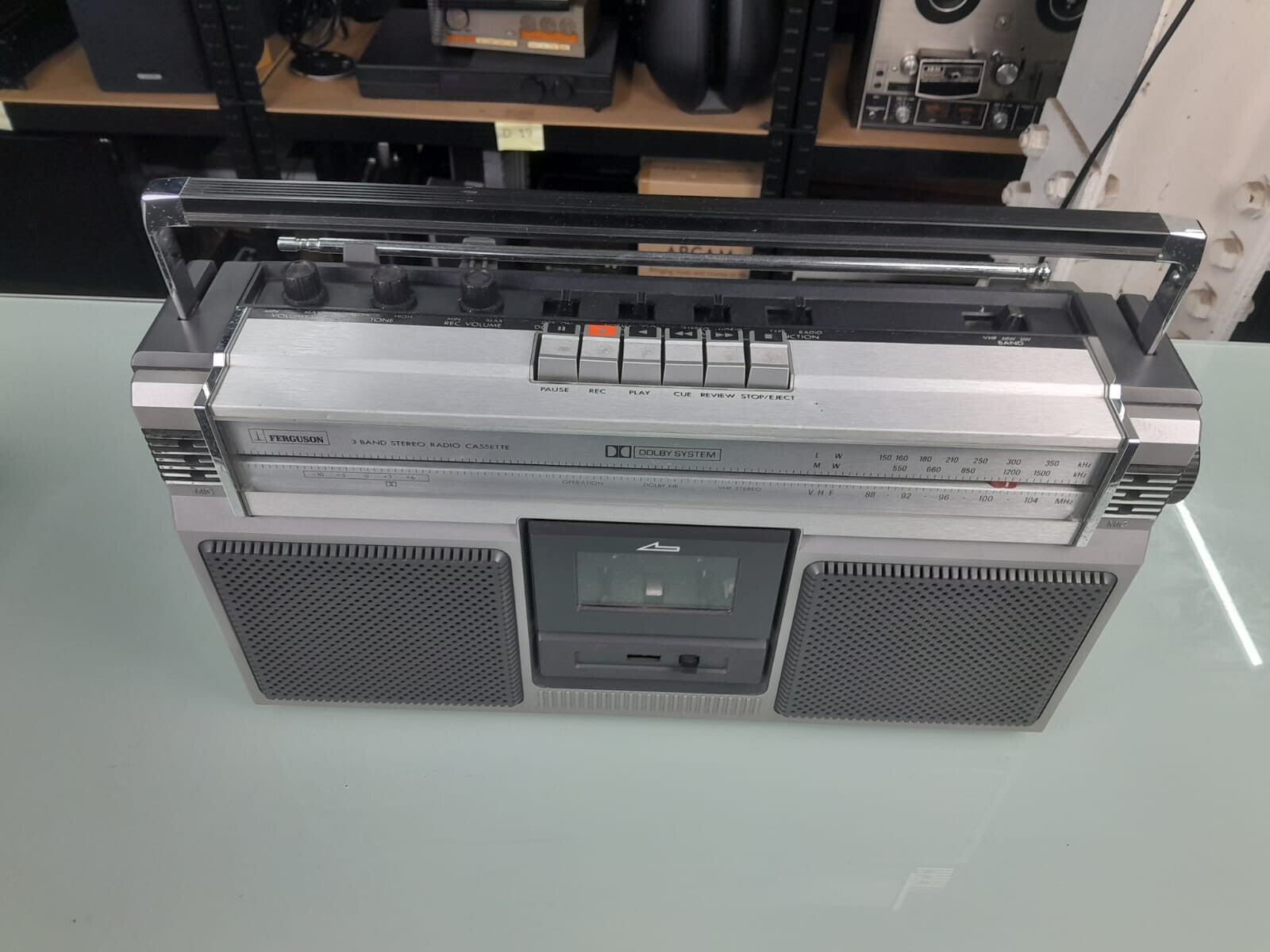 FERGUSON 3T13 3 BAND STEREO RADIO CASSETTE