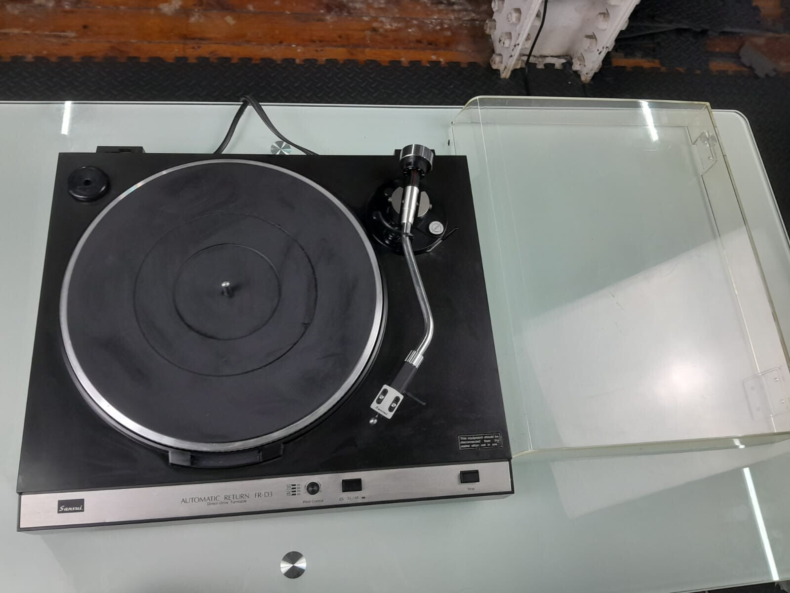 SANSUI FR D3 TURNTABLE