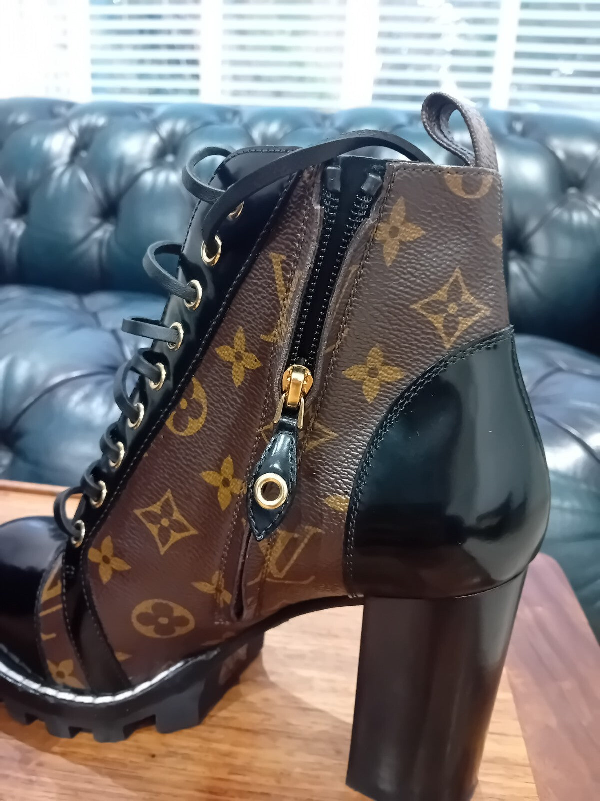 Louis Vuitton Star Trail Ankle Boots LV HIGH HEELS