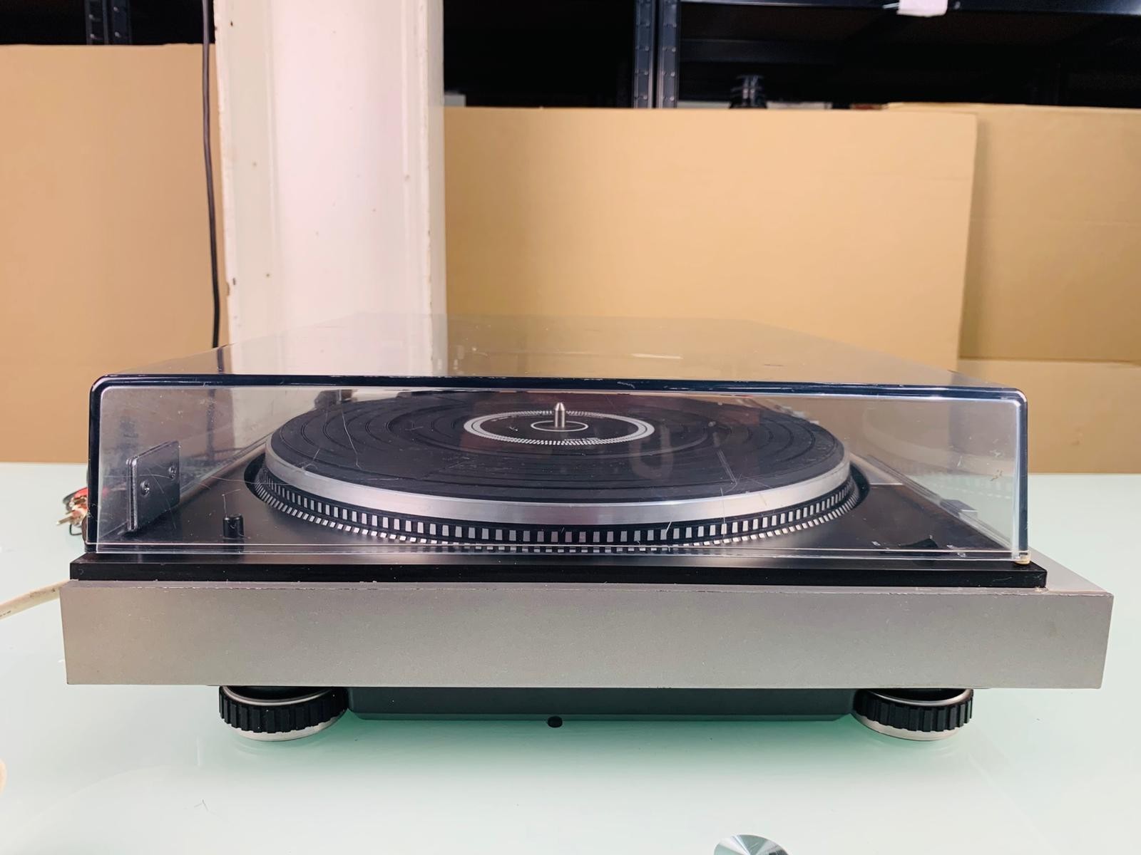 JVC JL F50 TURNTABLE WITH SHURE M75EJ TYPE 2 CARTRIDGE