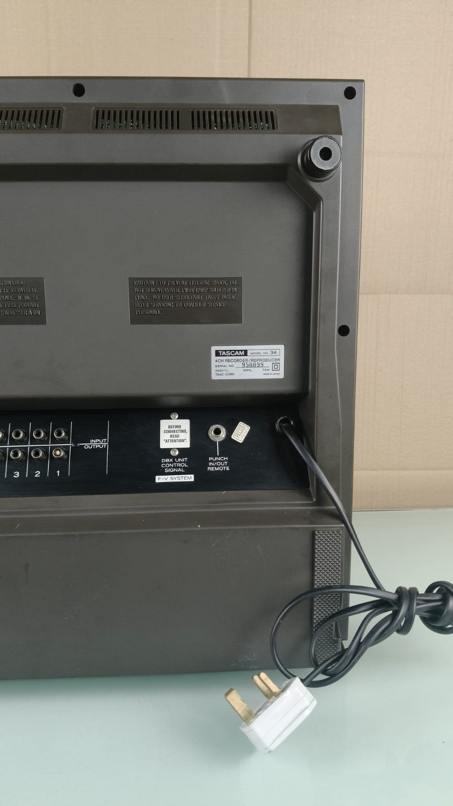 SERVICED TASCAM 34 REEL TO REEL