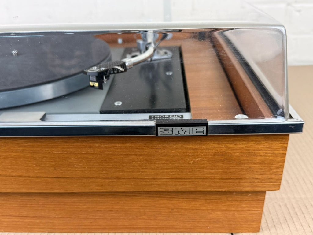 THORENS TD 125 TURNTABLE WITH SME 3009 TONEARM & SHURE M75E CARTRIDGE