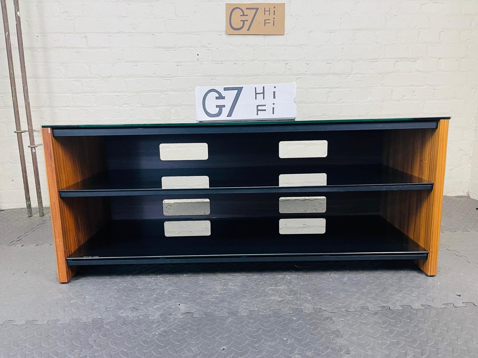 HI FI TV STAND SHELF STORAGE RACK TABLE