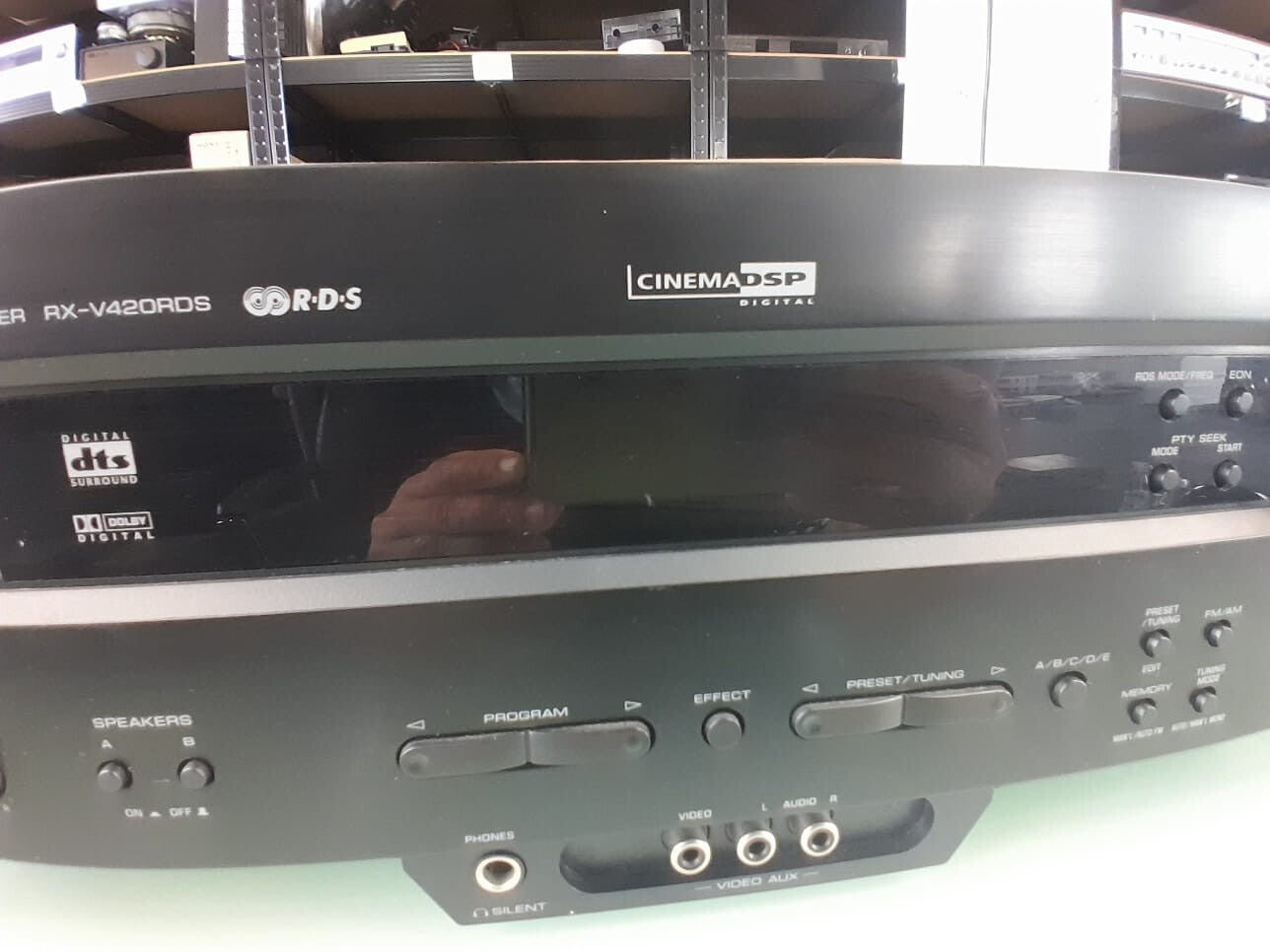 YAMAHA RX V420RDS NATURAL SOUND AV RECEIVER