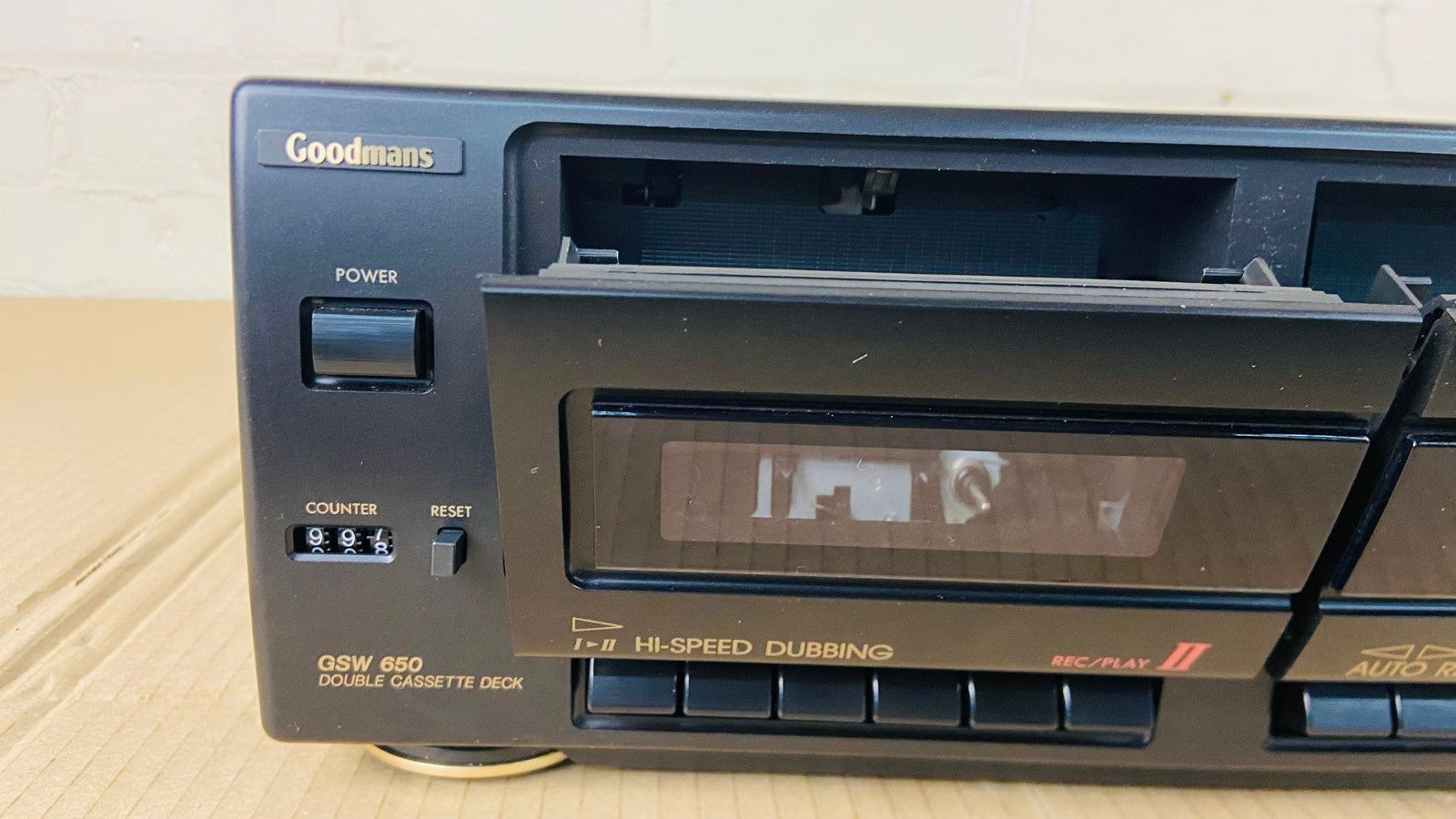 GOODMANS GSW 650 DOUBLE CASSETTE DECK