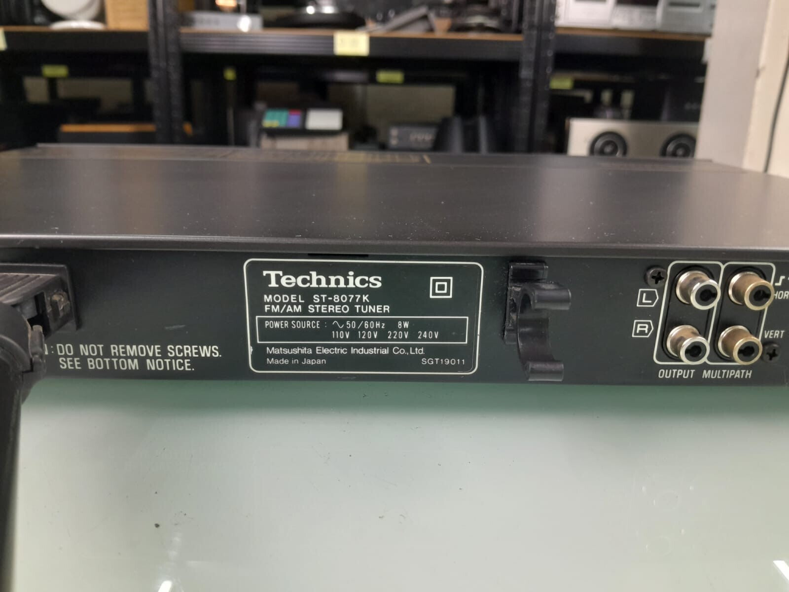 TECHNICS ST 8077 K FM AM STEREO TUNER