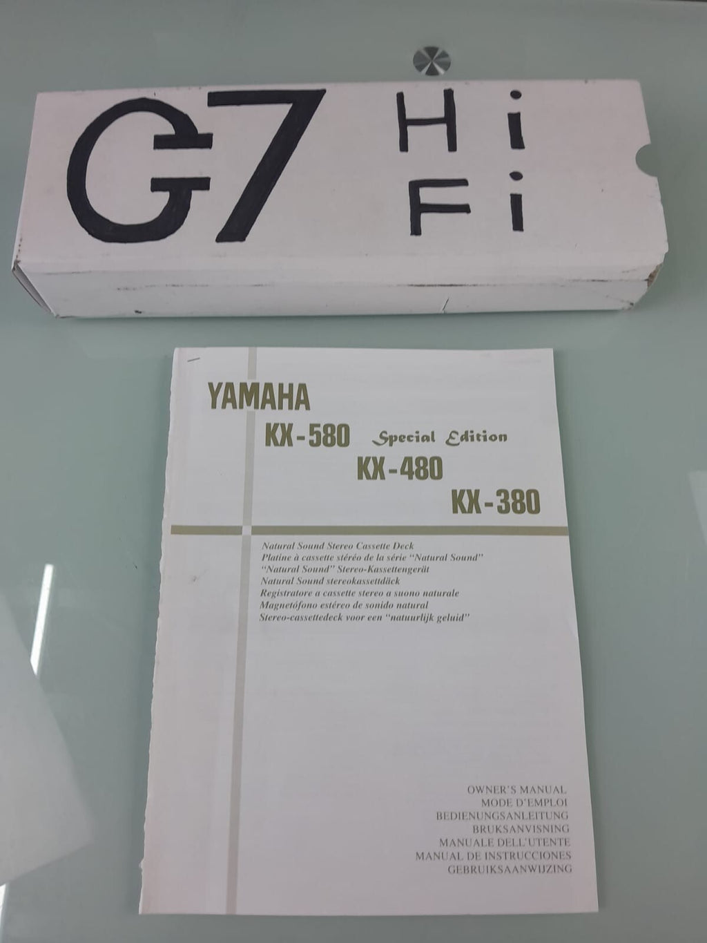 YAMAHA KX 480 KX 380 KX 580 SPECIAL EDITION CASSETTE DECK OWNER'S MANUAL