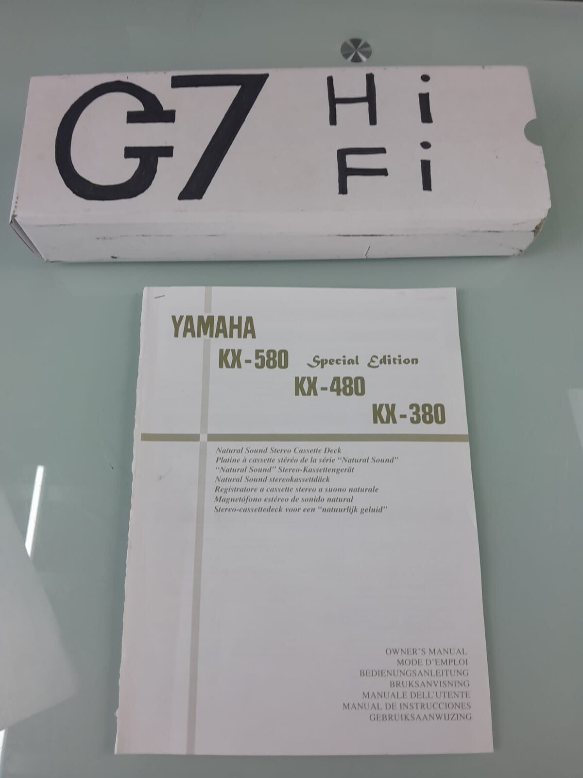 YAMAHA KX 480 KX 380 KX 580 SPECIAL EDITION CASSETTE DECK OWNER'S MANUAL