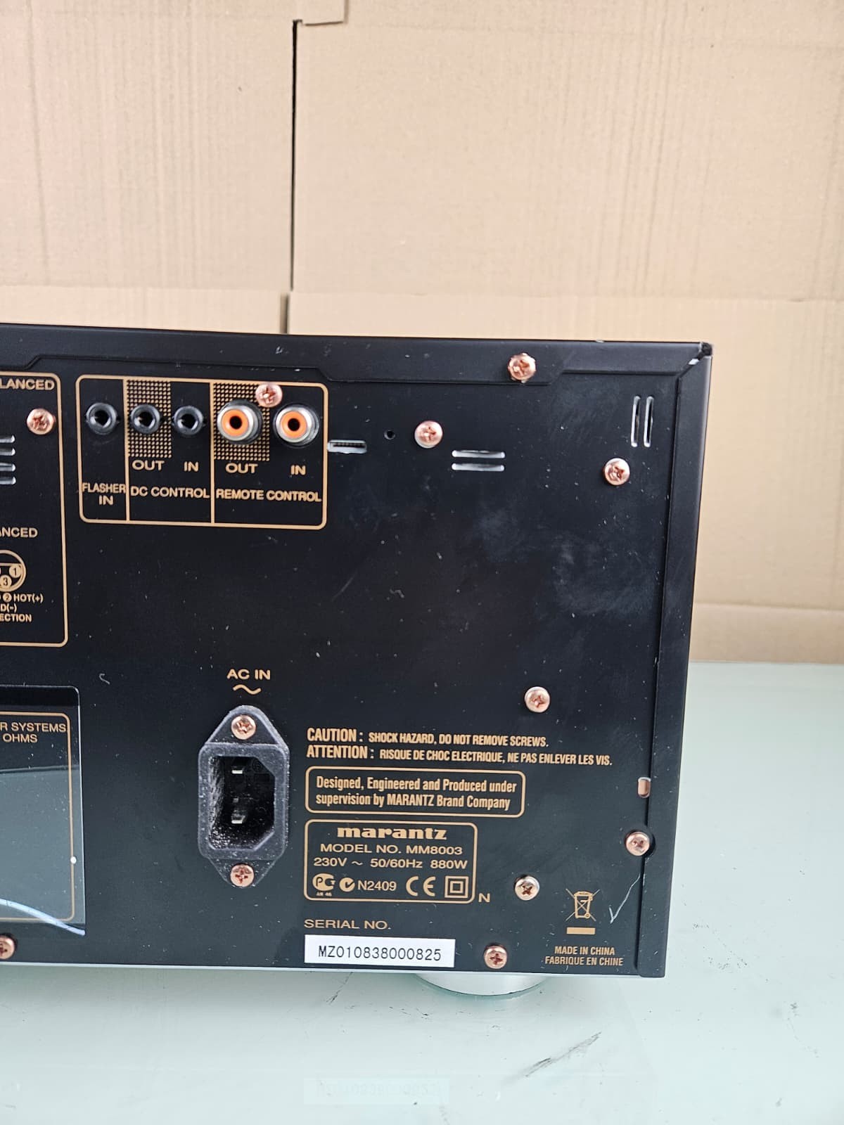 MARANTZ MM8003 POWER AMPLIFIER