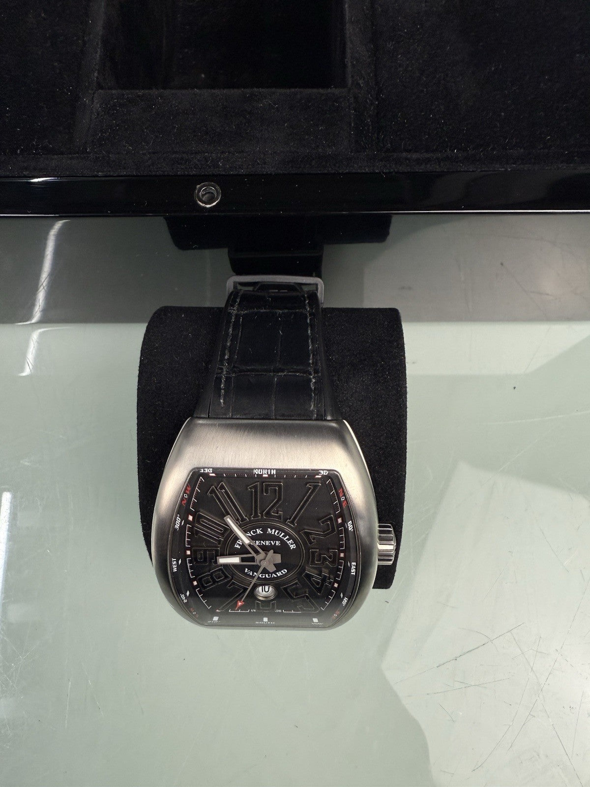 FRANCK MULLER VANGUARD GENEVE MASTER OF COMPLICATIONS V 45 Sc Dt TT BR NR WATCH