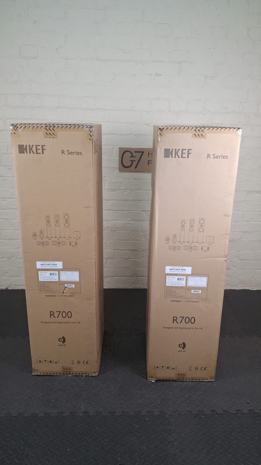 NEW SEALED KEF R700 FLOOR STANDING SPEAKERS