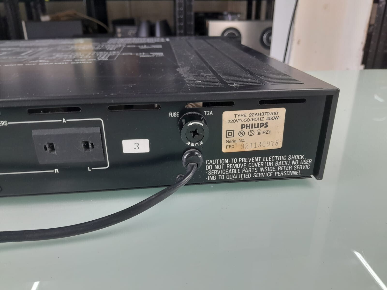 PHILIPS 370 DC POWER AMPLIFIER 22AH370 BLACK TULIP