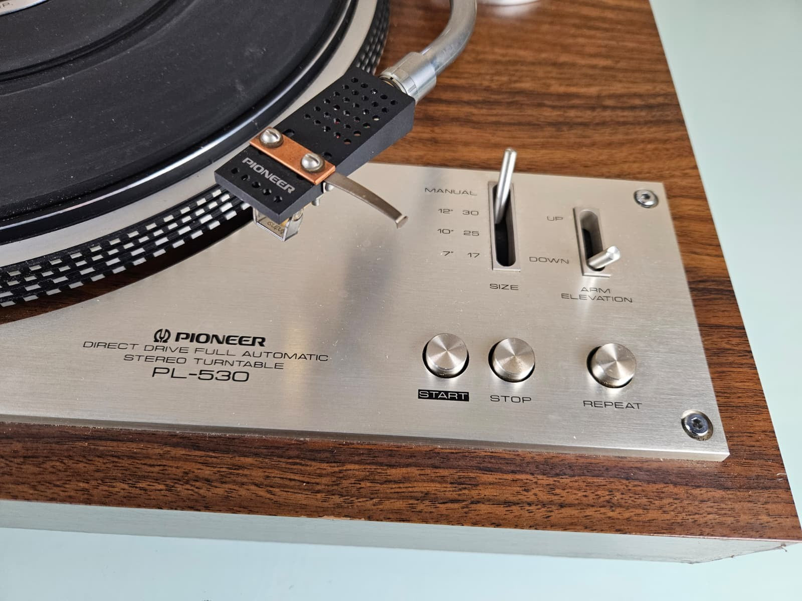 PIONEER PL 530 DIRECT DRIVE FULL AUTOMATIC STEREO TURNTABLE