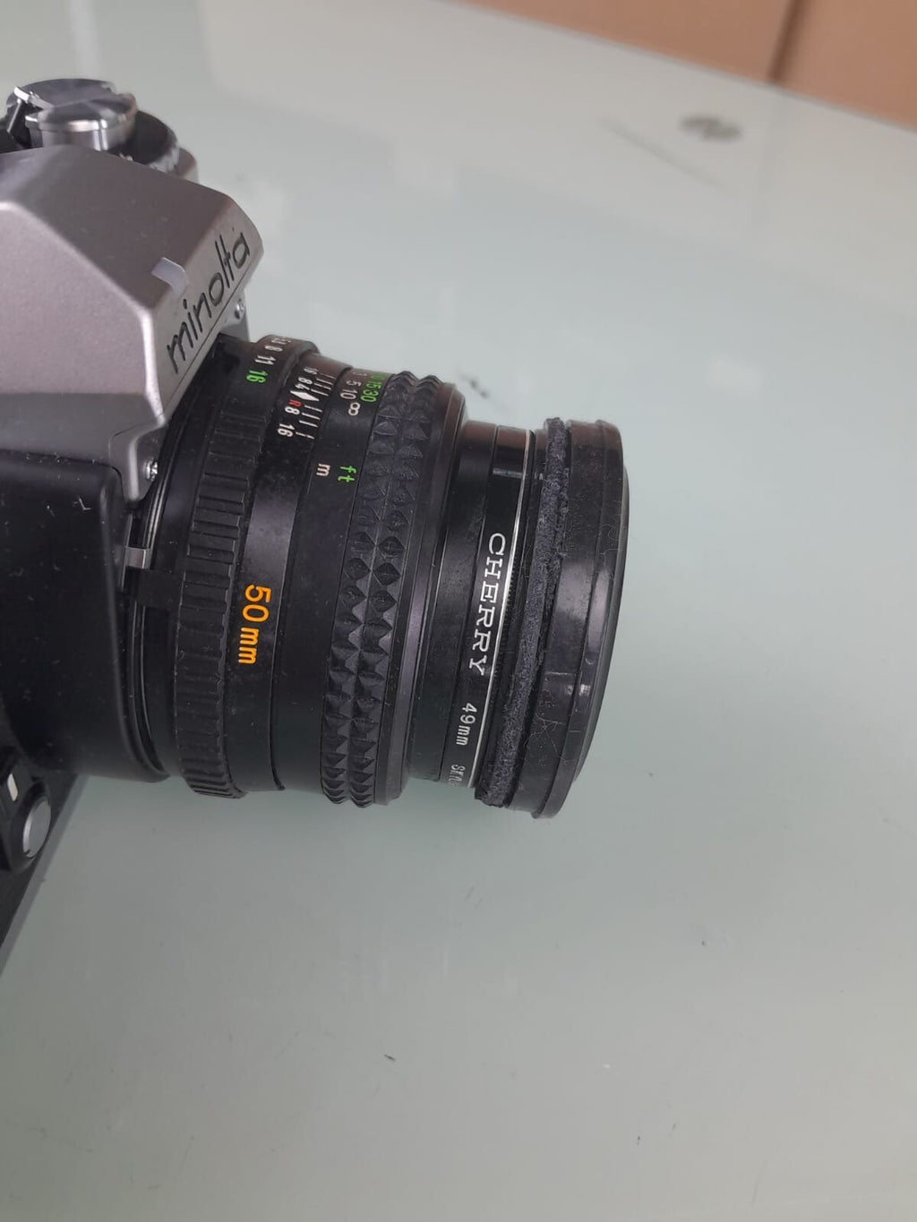 MINOLTA XD7 SLR CAMERA WITH MD ROKKOR 50MM 1:1.7 LENS