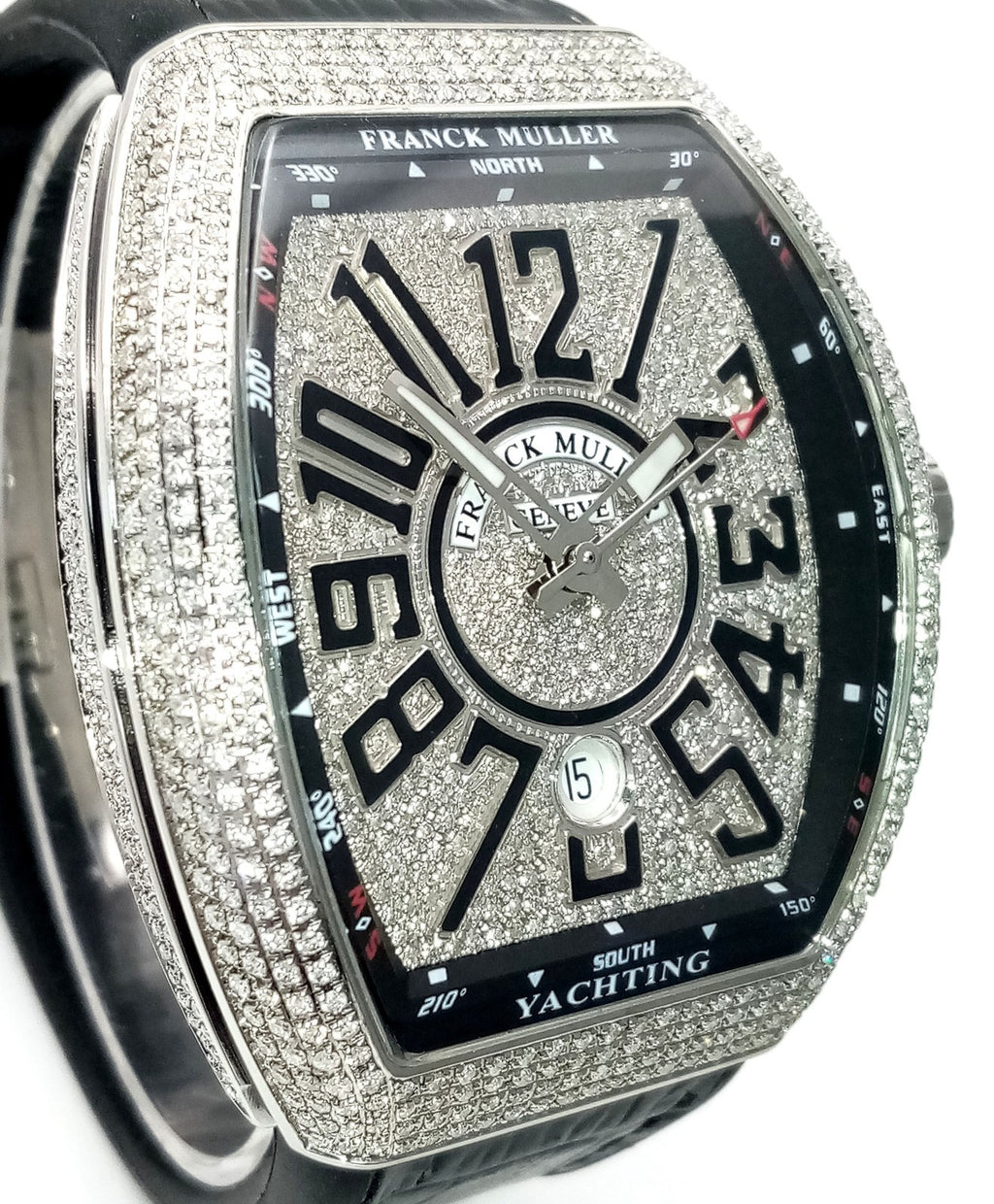 FRANCK MULLER VANGUARD DIAMOND BUSS MASTER COMPLICATIONS V 45 SC DT YACHTING