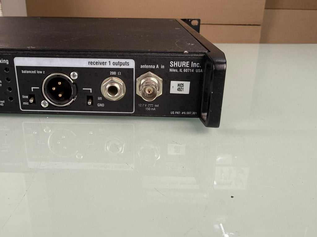 Shure UR4D J5E Dual Channel Wireless Receiver 578-638 MHz #003