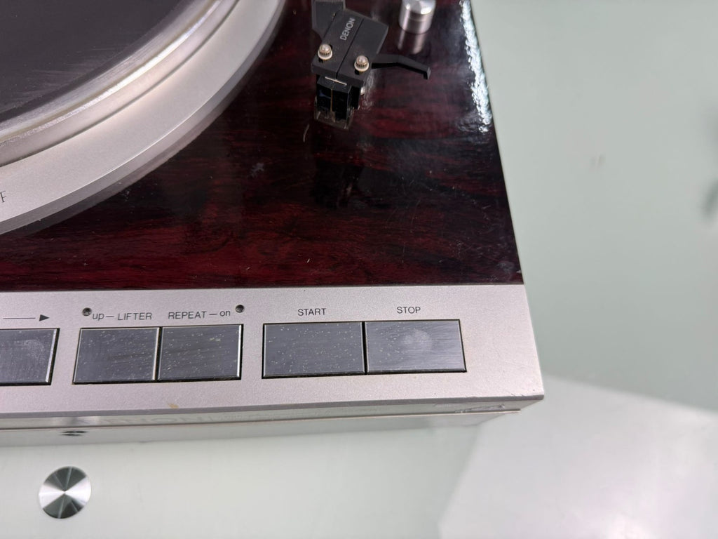 DENON DP 47F TURNTABLE DYNAMIC SERVO TRACER TONEARM
