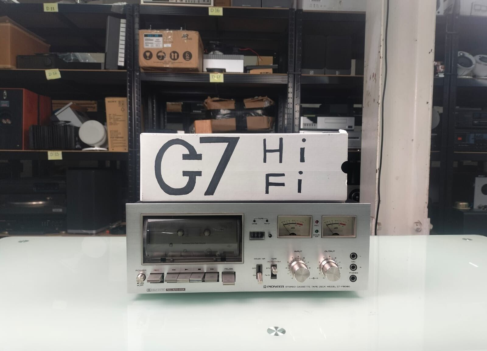 PIONEER CT-F6060 STEREO CASSETTE TAPE DECK
