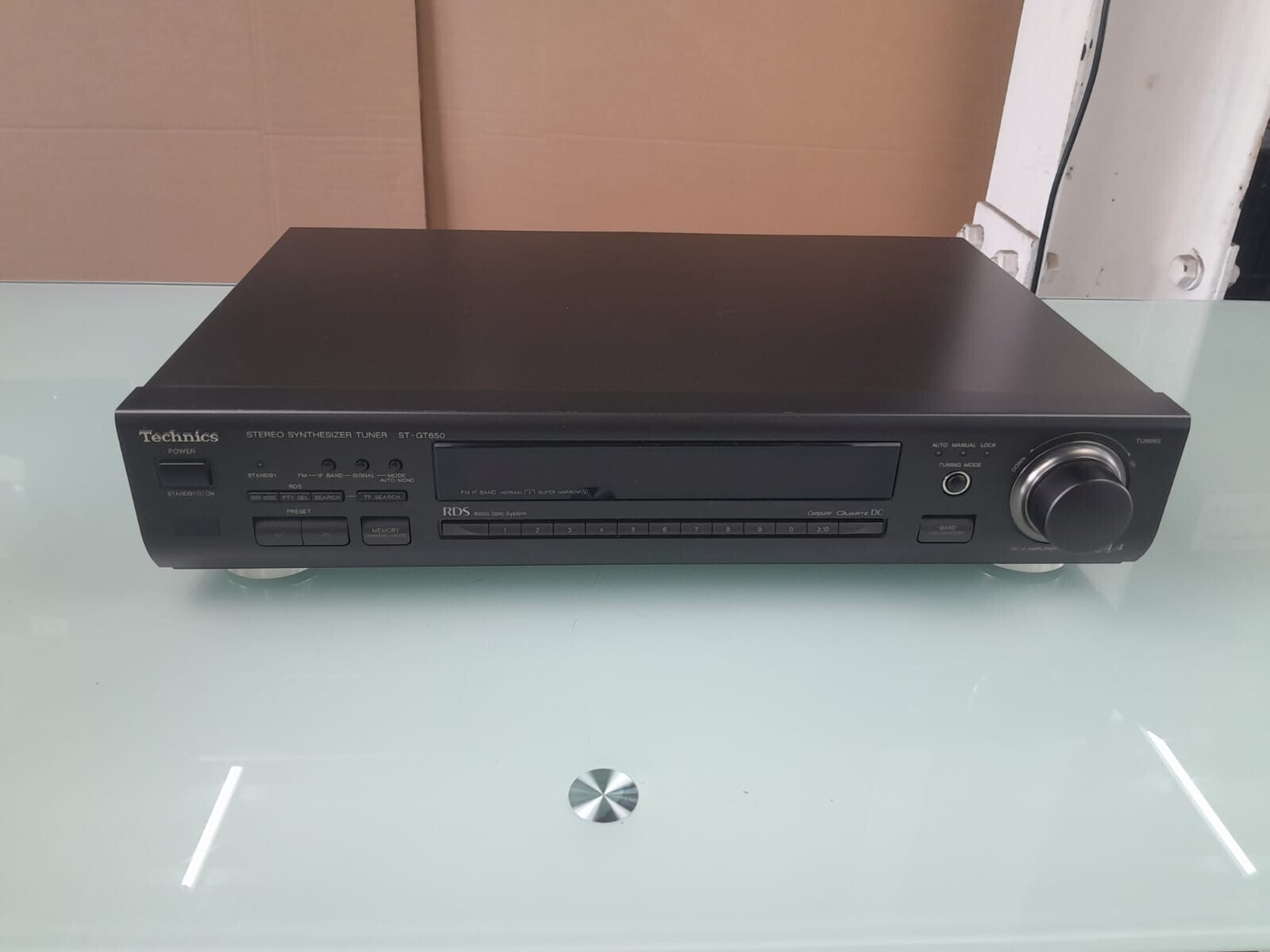 TECHNICS ST GT650 STEREO SYNTHESIZER TUNER