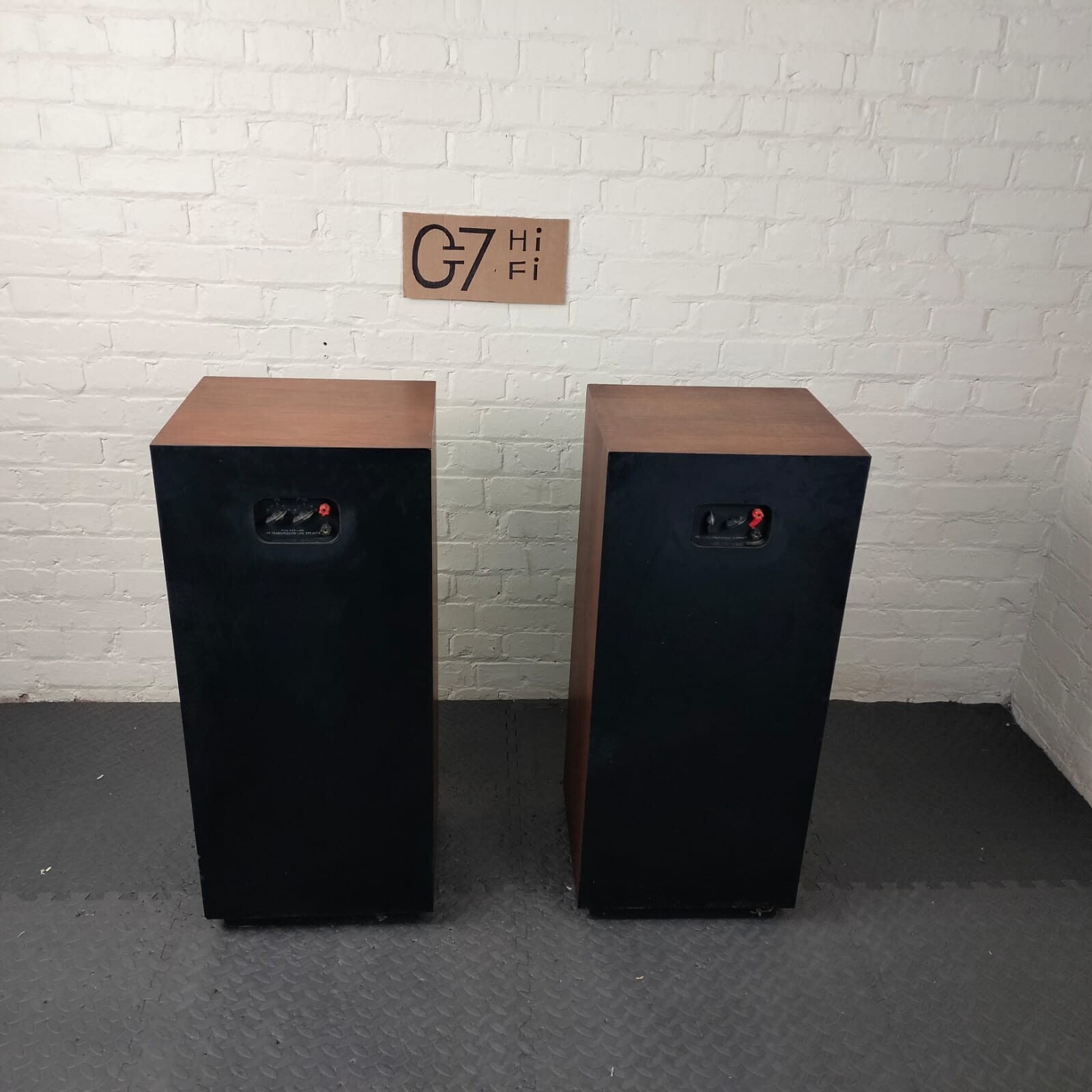 IMF TRANSMISSION LINE SPEAKERS WITH KEF DRIVERS STUDIO MONITORS TLS 40 50 80