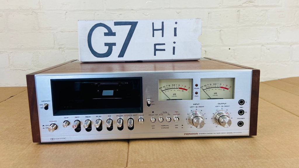 SERVICED PIONEER CT F7171 STEREO CASSETTE TAPE DECK