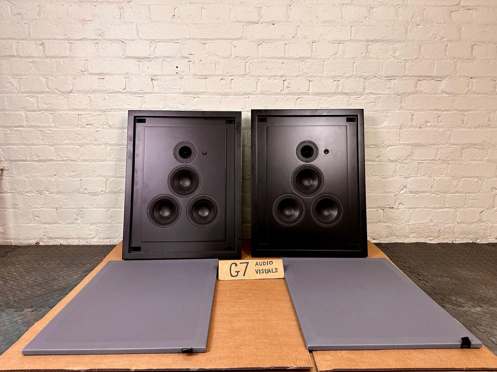 Artcoustic of Denmark wall hanging flat panel Speakers