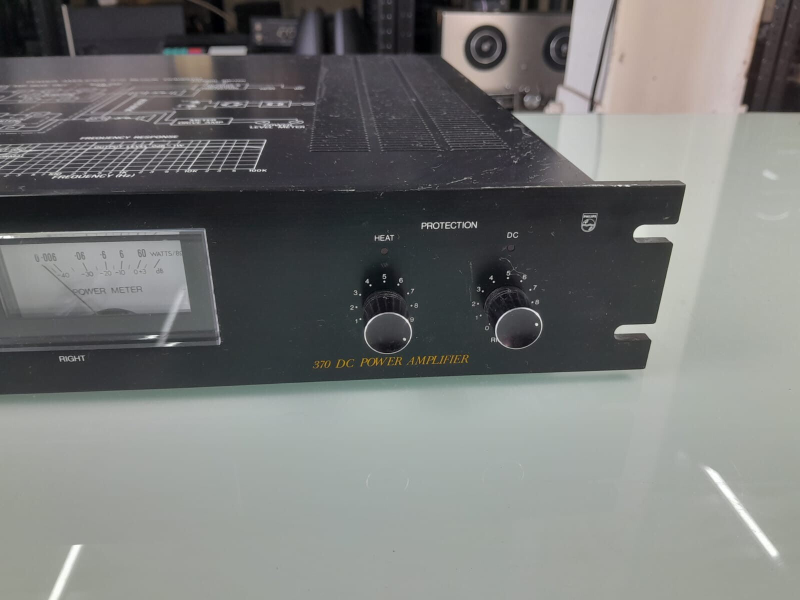 PHILIPS 370 DC POWER AMPLIFIER 22AH370 BLACK TULIP