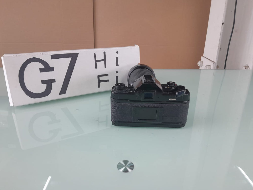 CANON A 1 SLR CAMERA WITH SIRIUS F=28-200MM 1:4.0-5.6 LENS