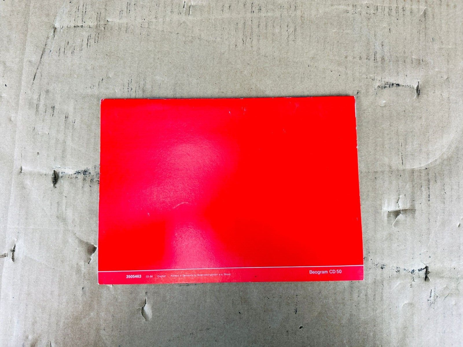 Bang & Olufsen B&O Beogram CD 50 Manual