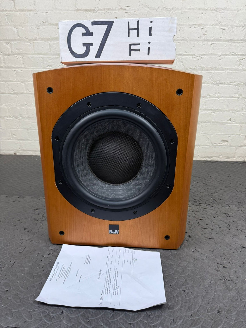 B&W BOWERS & WILKINS ASW 825 ACTIVE SUBWOOFER