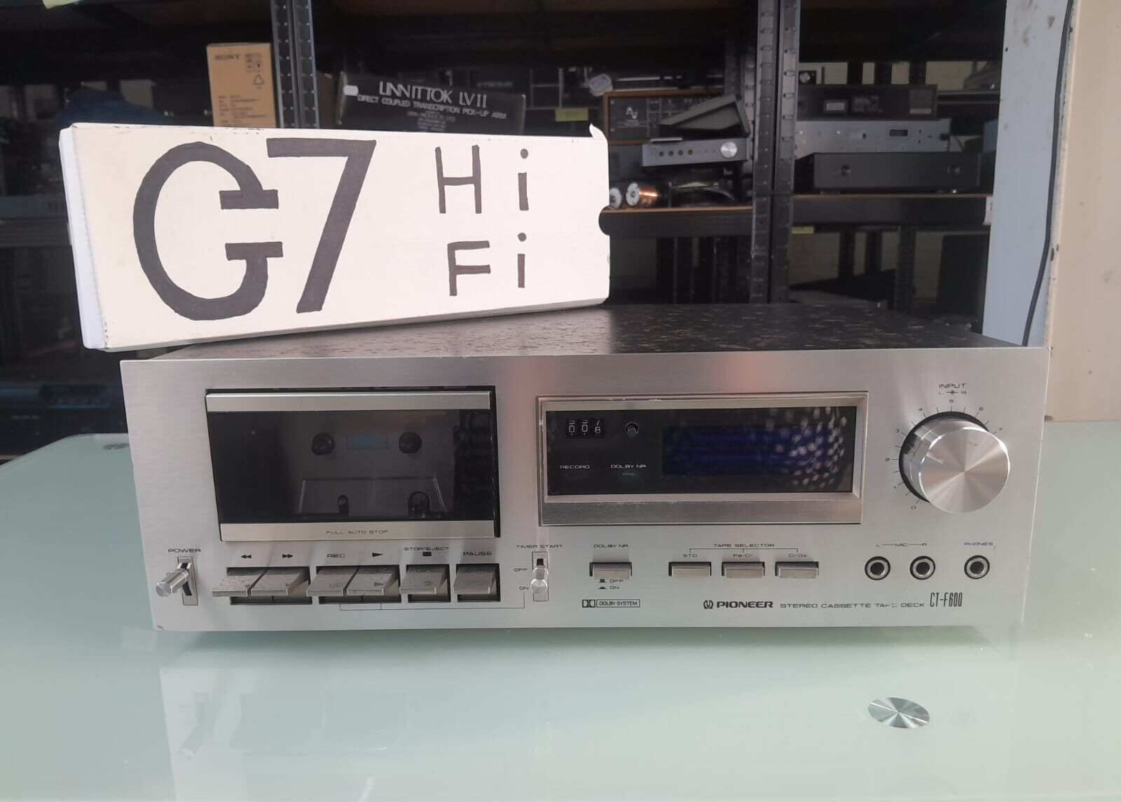 PIONEER CT F600 STEREO CASSETTE TAPE DECK #003