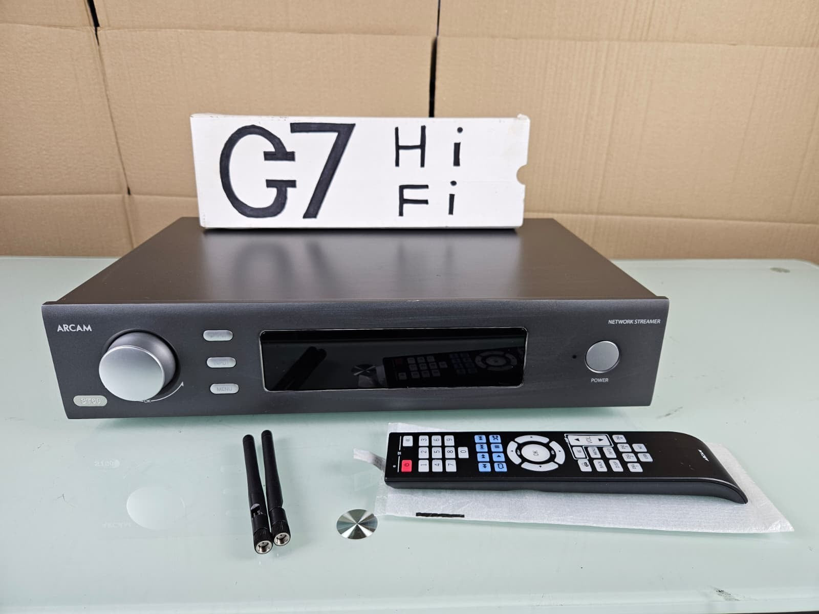 ARCAM ST60 NETWORK STREAMER WITH REMOTE AND 2 AERIALS