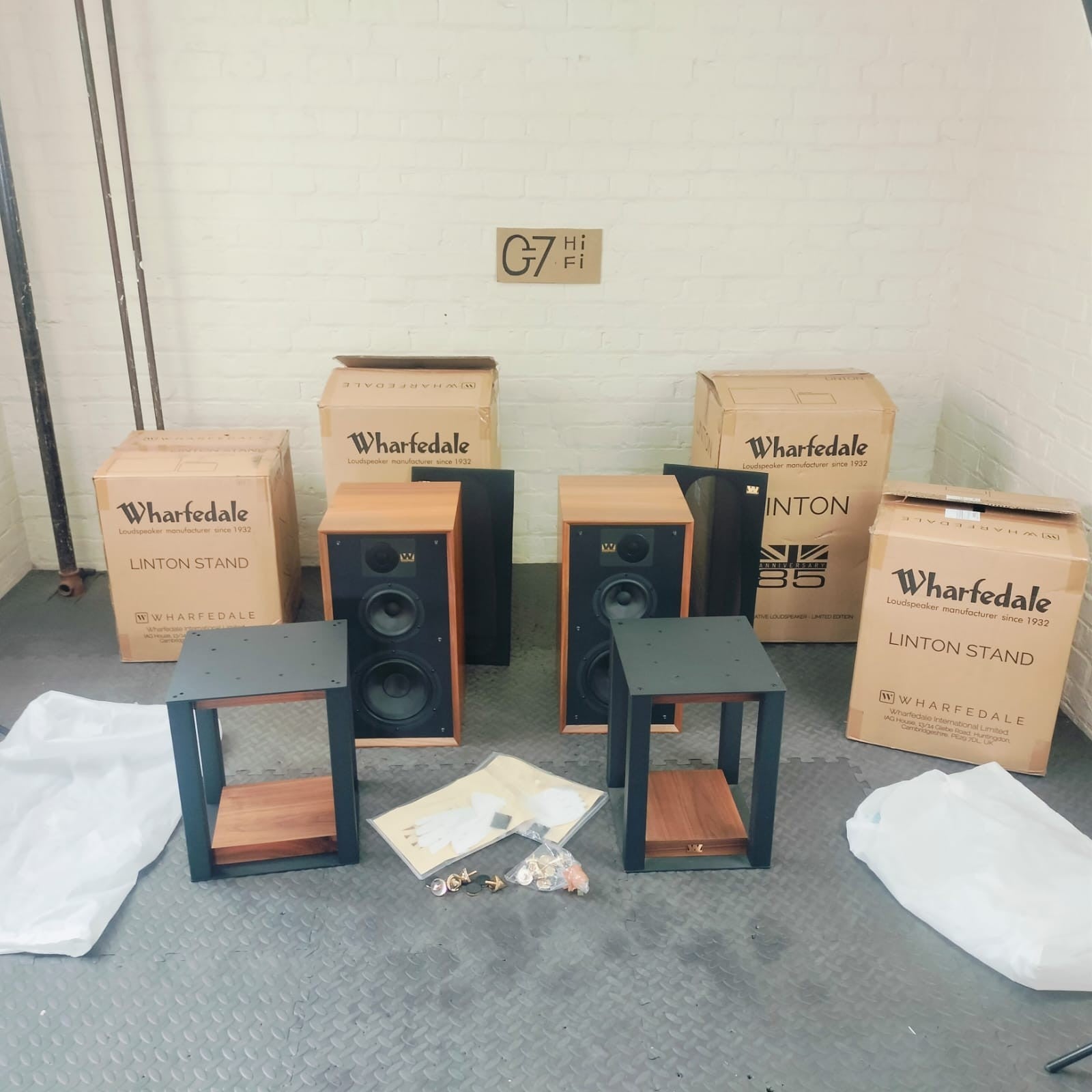 WHARFDALE LINTON HERITAGE 85TH ANNIVERSARY LIMITED EDITION SPEAKERS