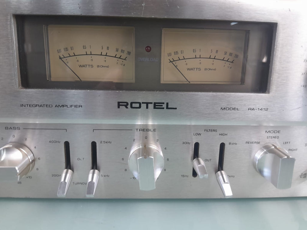 SERVICED ROTEL RA 1412 INTEGRATED AMPLIFIER